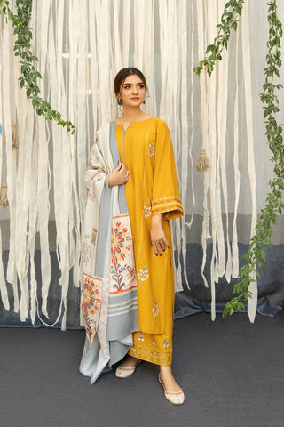 URGE  Dhanak  Unstiched 3 PIECE