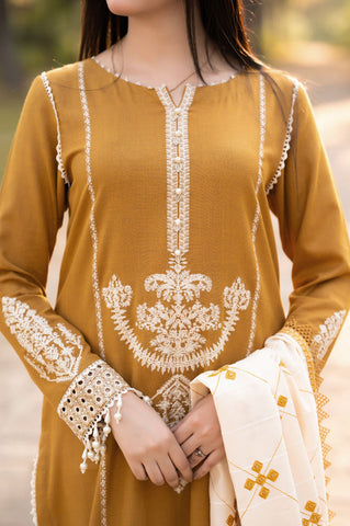 QALMKAR 3 PIECE Dhanak Winter